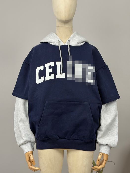 (XS,S) Худі Chanel & Miu Miu Blue/Grey Hermes House Double Hoodie