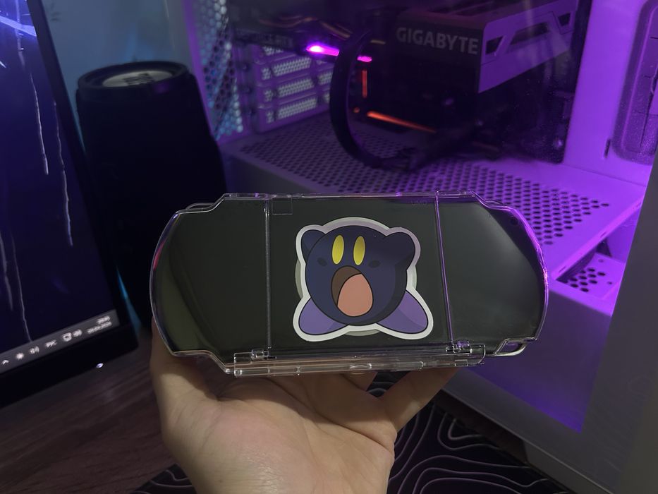 Psp 3000 64 гб + 120 игр + кейс / псп слим 3000