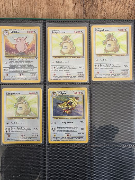 Cartas Pokemon Holográficas 1999 Base Set, Jungle, Fossil, Team Rocket