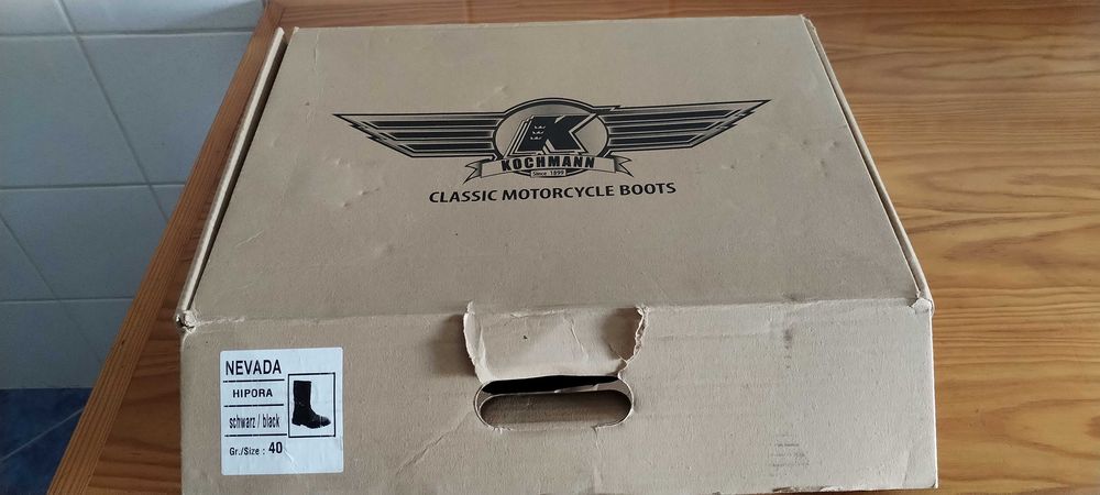 Botas moto kochmann como novas