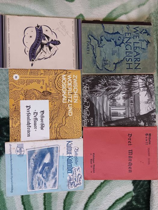 6 x książki , broszury różne Niemcy do nauki , bajki ,historia