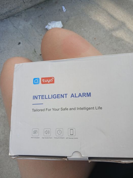Alarme Casa Inteligente Sem Fios Wi-Fi / GSM (Tuya / Smart Life) – Novo
