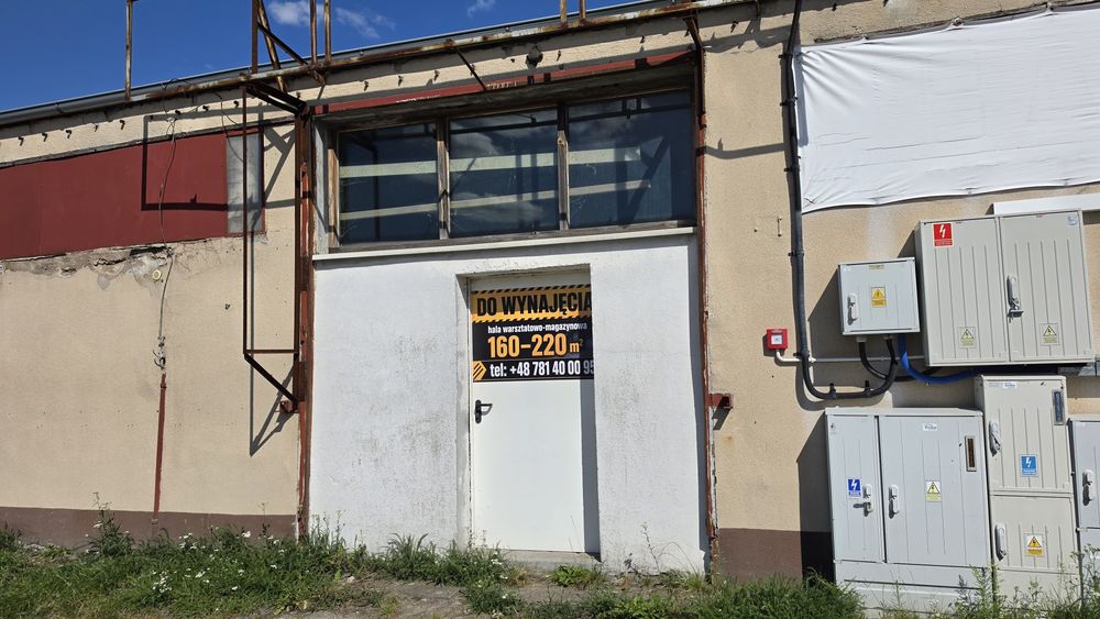 Hala warsztatowo-magazynowa w centrum Świecia