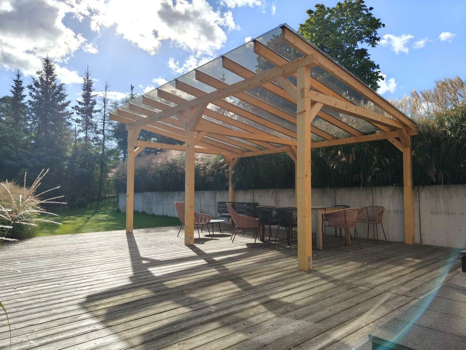 Budowa Tarasów Drewnianych , Domki  Drewniane  , Altan pergoli   .