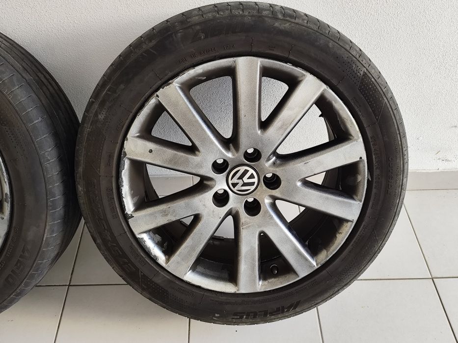 4 Jantes Originais VW Touareg 19" + Pneus