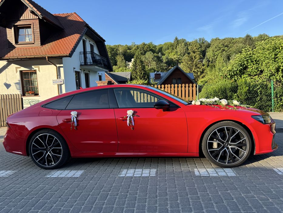 Auto do ślubu - Audi A7 S-line z kierowcą
