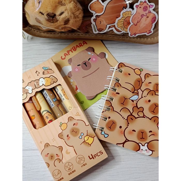 Актуально Подарочный набор Копибара, набор канцелярии, подарок Пишите.