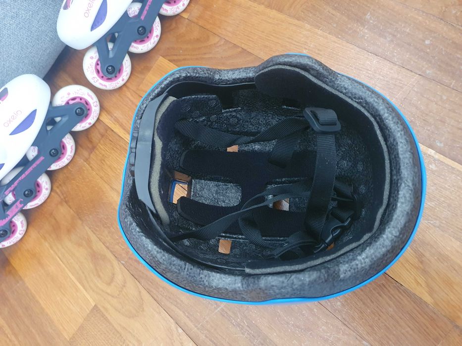 Patins em linha decathlon Oxelo + capacete