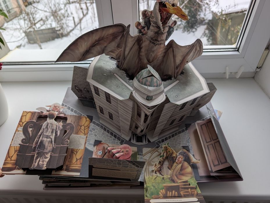 3d книга Гаррі Поттер Harry Potter: A Pop-Up Guide t