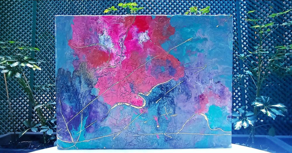 Pintura abstracta autor propio