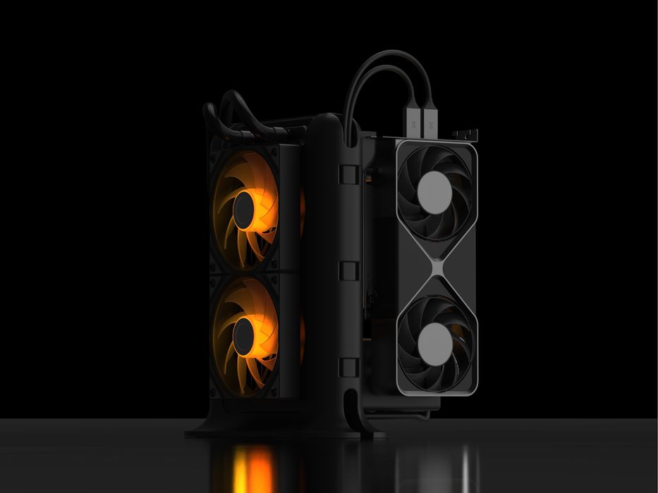 Корпус mini itx колір хакі-койот