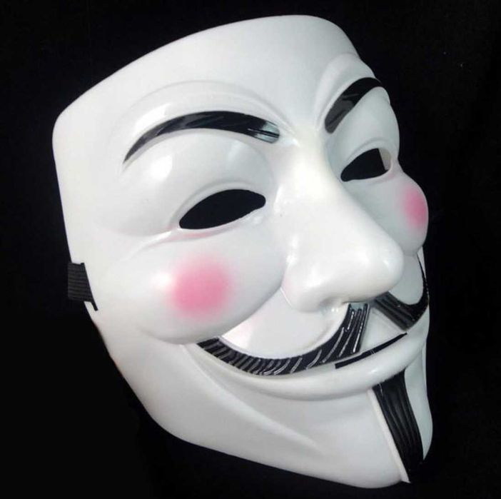 MASKA ANONYMOUS VENDETTA na halloween karnawał cosplay uniwersalna