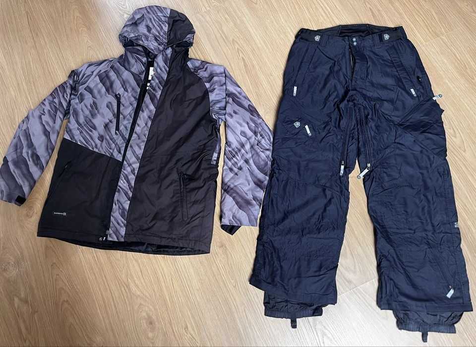 Casaco + Calças de Snowboard Quiksilver Travis Rice – Tamanho L