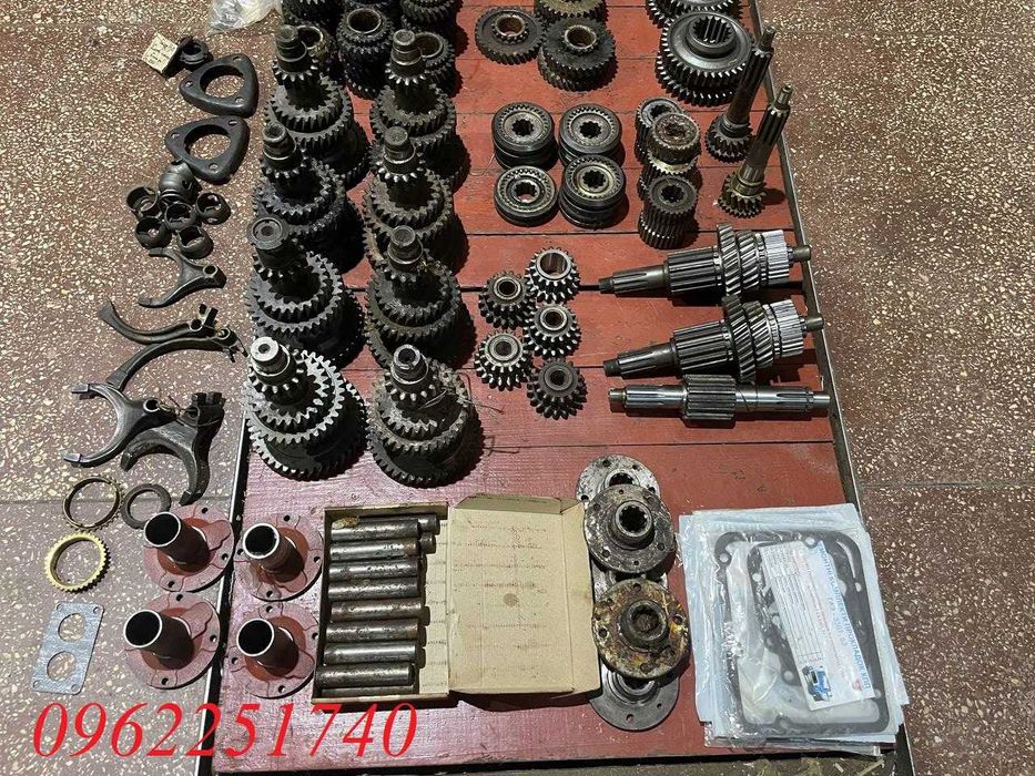 Шестерні коробки, вали, прокладки Газ 53, Газ 3307, Газ 52, Паз