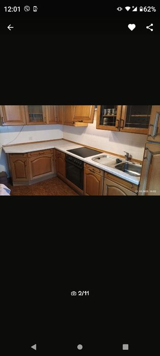 Кухня фасад дуб-масив з технікою з Німеччини.