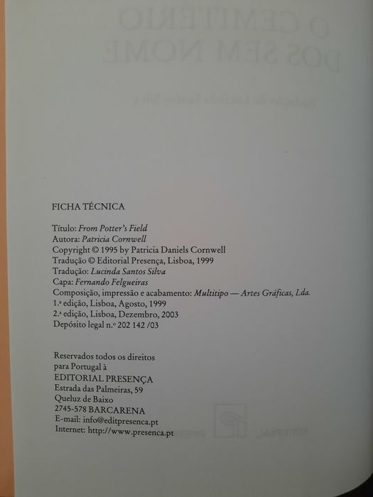 Livros de Patricia Cornwell