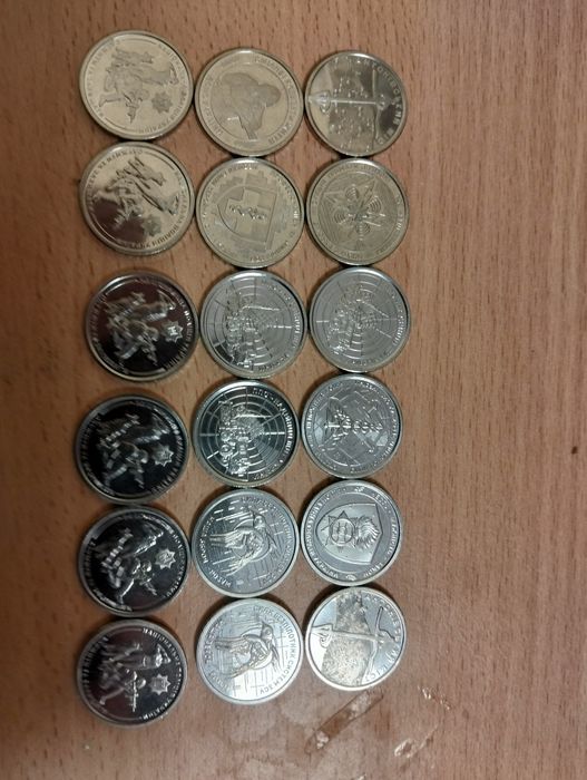 Монети на обмін.