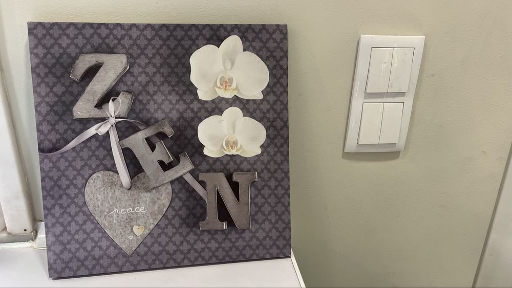 Conjunto de dois quadros pequenos