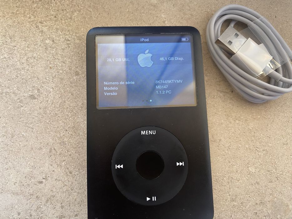Ipod classic 6*gen 80gb preto