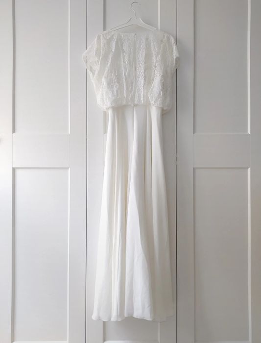 Suknia ślubna kremowa