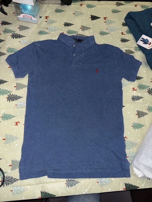 Polo Ralph Lauren Azul Slim Fit Tamanho S
