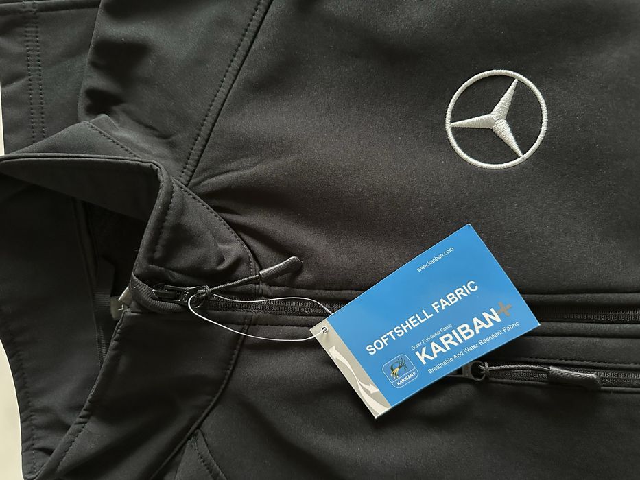 Czarna kamizelka Mercedes benz L