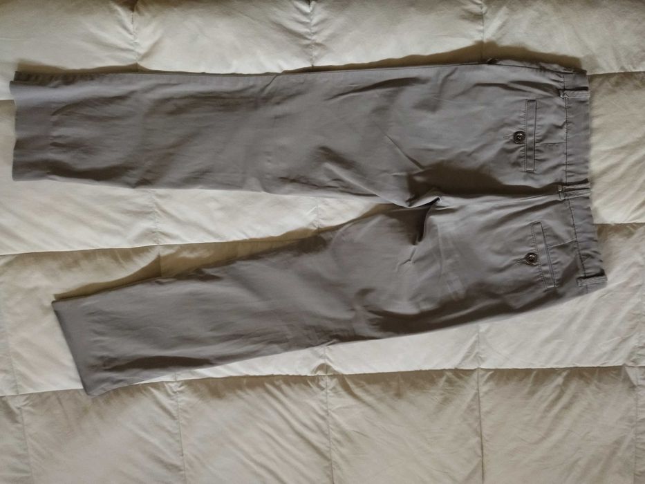 #Springfield Calças modelo Feminino de corte reto cor beje