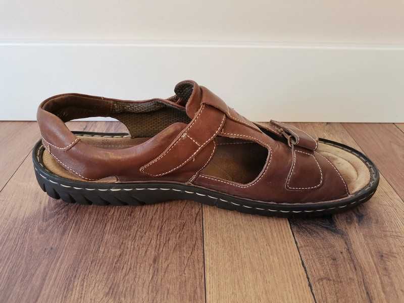 Męskie sandały Lasocki, rozm.46, dł. wkładki 30,5 cm