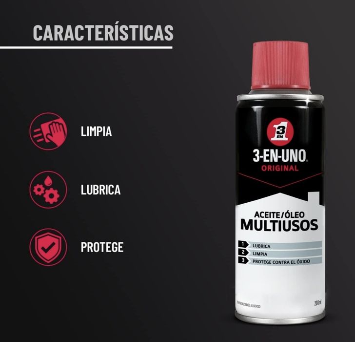 Spray Multiusos – Lubrifica, Limpa e Protege contra a Corrosão