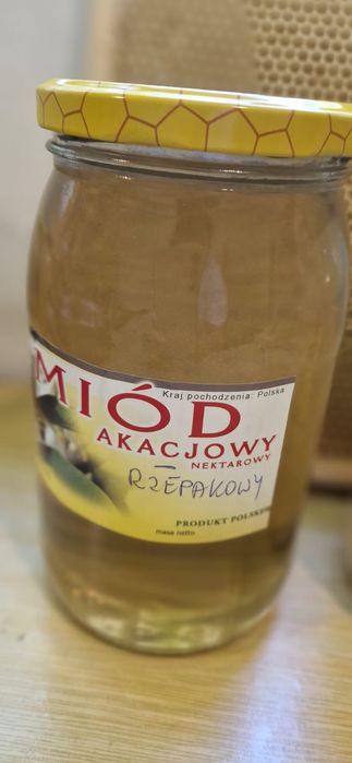 Miód od pszczelarza. rzepak, akacja, wielokwiatowy