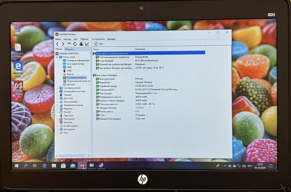 Ноутбук  EliteBook 820 G1 12.5" 8GB озу/128GB SSD  і5-4310/ідеальний для навчання/офісу/переглядів фільмів/супер акб