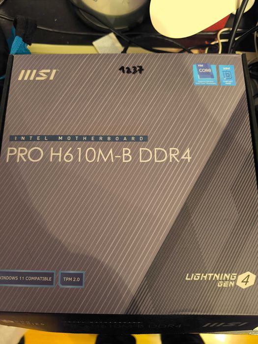 Bundle caixa, motherboard, fonte e placa de rede