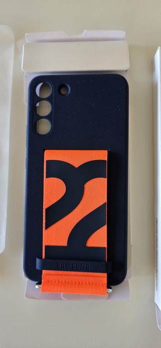 Capa silicone com fita p samsung s22+
