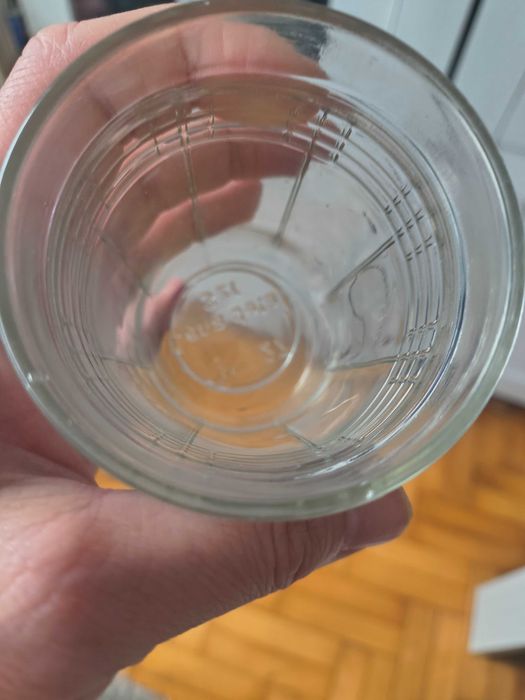 Szklanka musztardówka kubek wintage vintage PRL