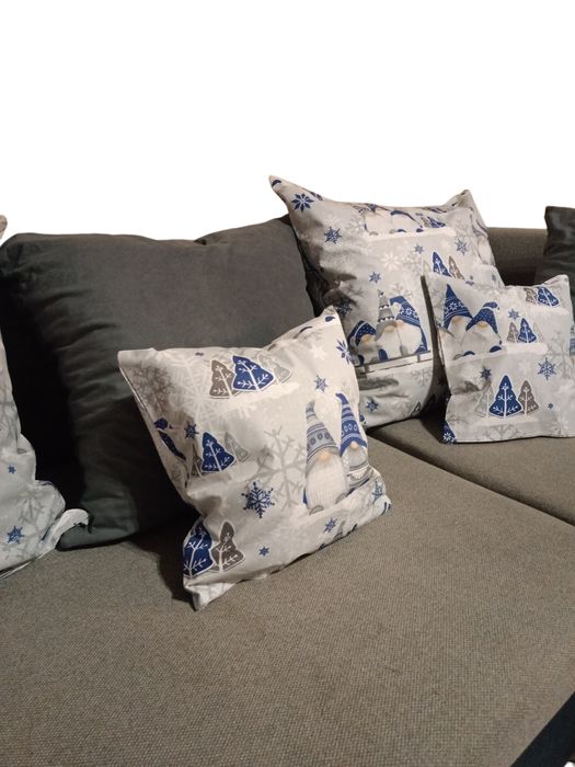 Poszewka bawełniana 35x35cm świąteczna