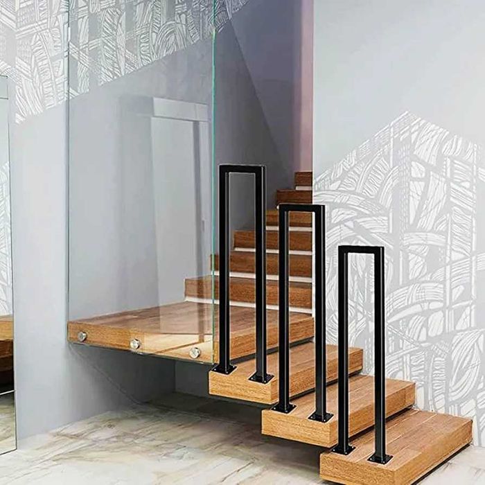Corrimão de ferro forjado em forma de U- Baixa de Preço