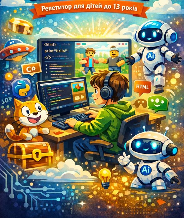 Репетитор з програмування для дітей