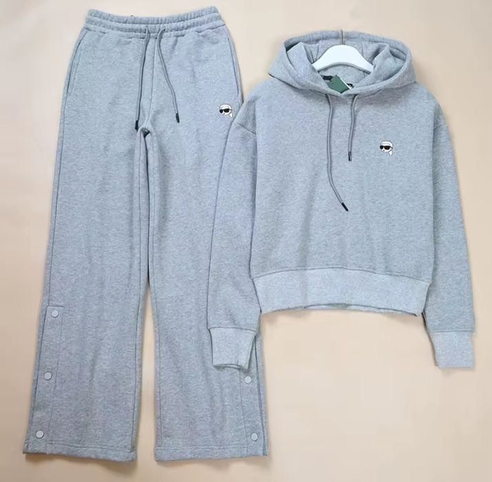 Зимовий костюм Karl Lagerfeld,теплий жіночій костюм на флісі