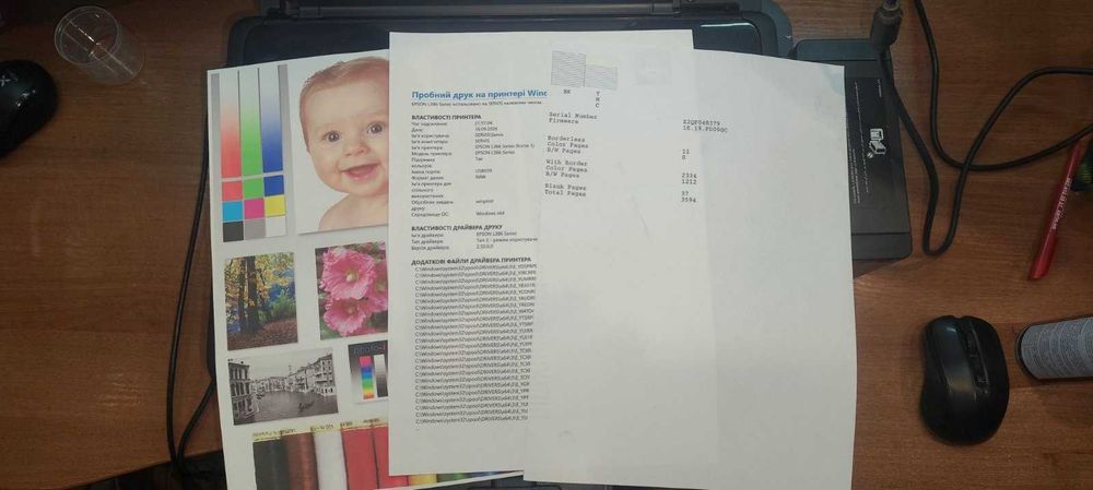 Epson L386 Принтер сканер ксерокс (3 в 1)