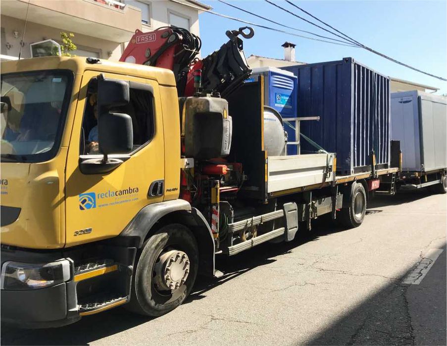 Aluguer Contentor Obras 6m (20 Pés) | 12m (40 Pés) | 3–12mt - FEIRA