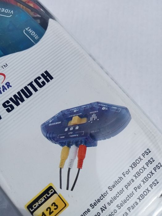 3x RCA Chinch Rozgałęźnik Splitter Adapter + Kabel