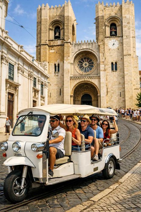 Passeio Turístico Tuk Tuk & Tours Privados em Lisboa