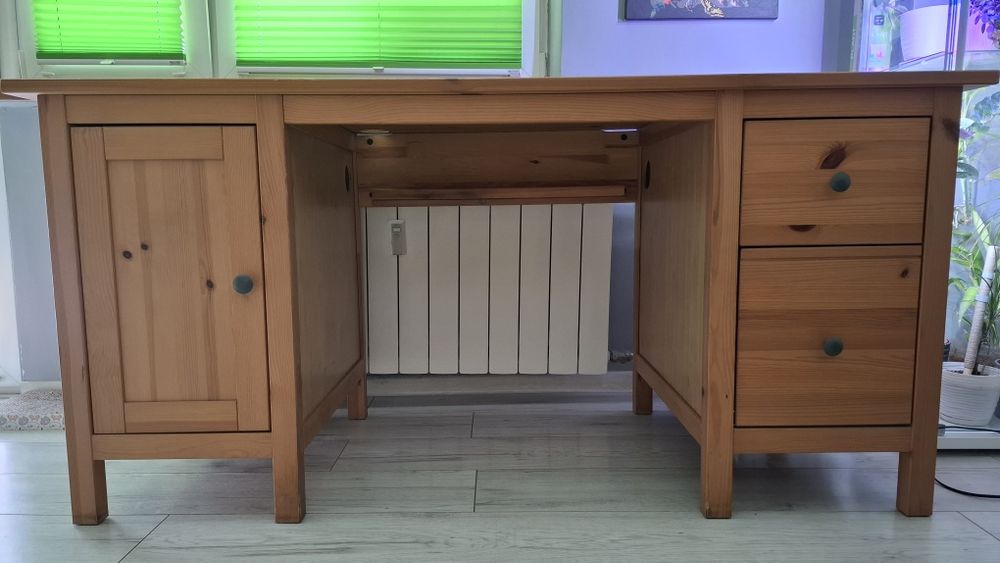Biurko drewniane Hemnes IKEA CENA DO NEGOCJACJI