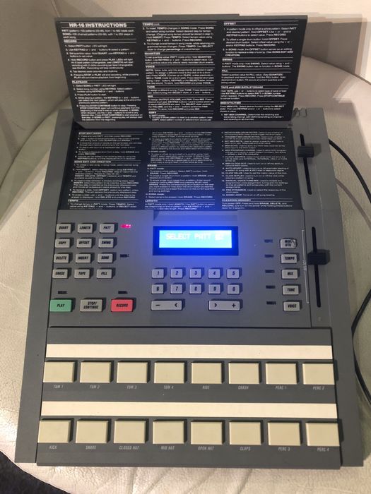 Alesis HR-16 vintage drum machine
