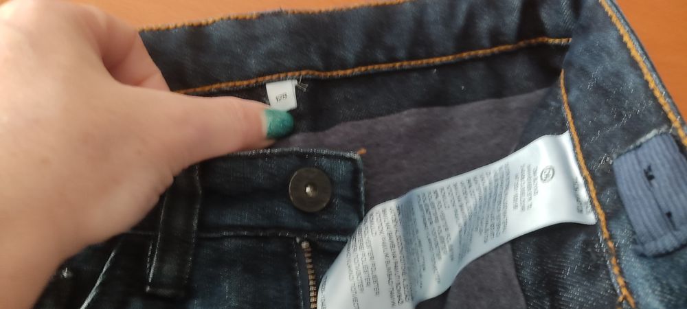 Calças ganga forradas