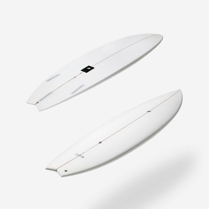 Prancha shortboard 5'8 à 6' - ondas pequenas com caixas Futures sem