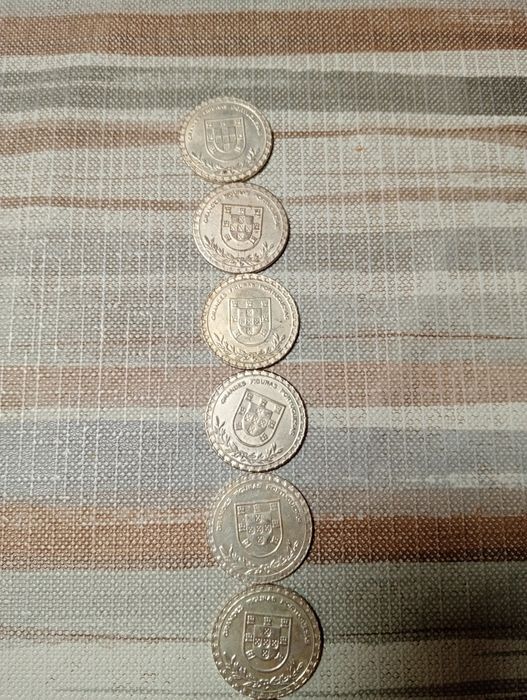 Moedas grandes figuras portuguesas