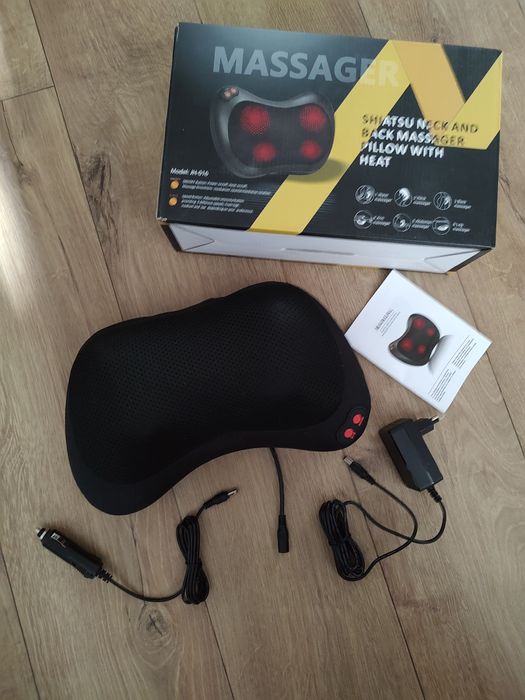 Shiatsu masażer do karku, pleców z funkcją grzania