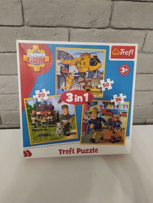 Puzzle Strażak Sam 3in1