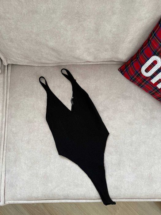 Топ-боді з трикотажу в рубчик, р. XS-M